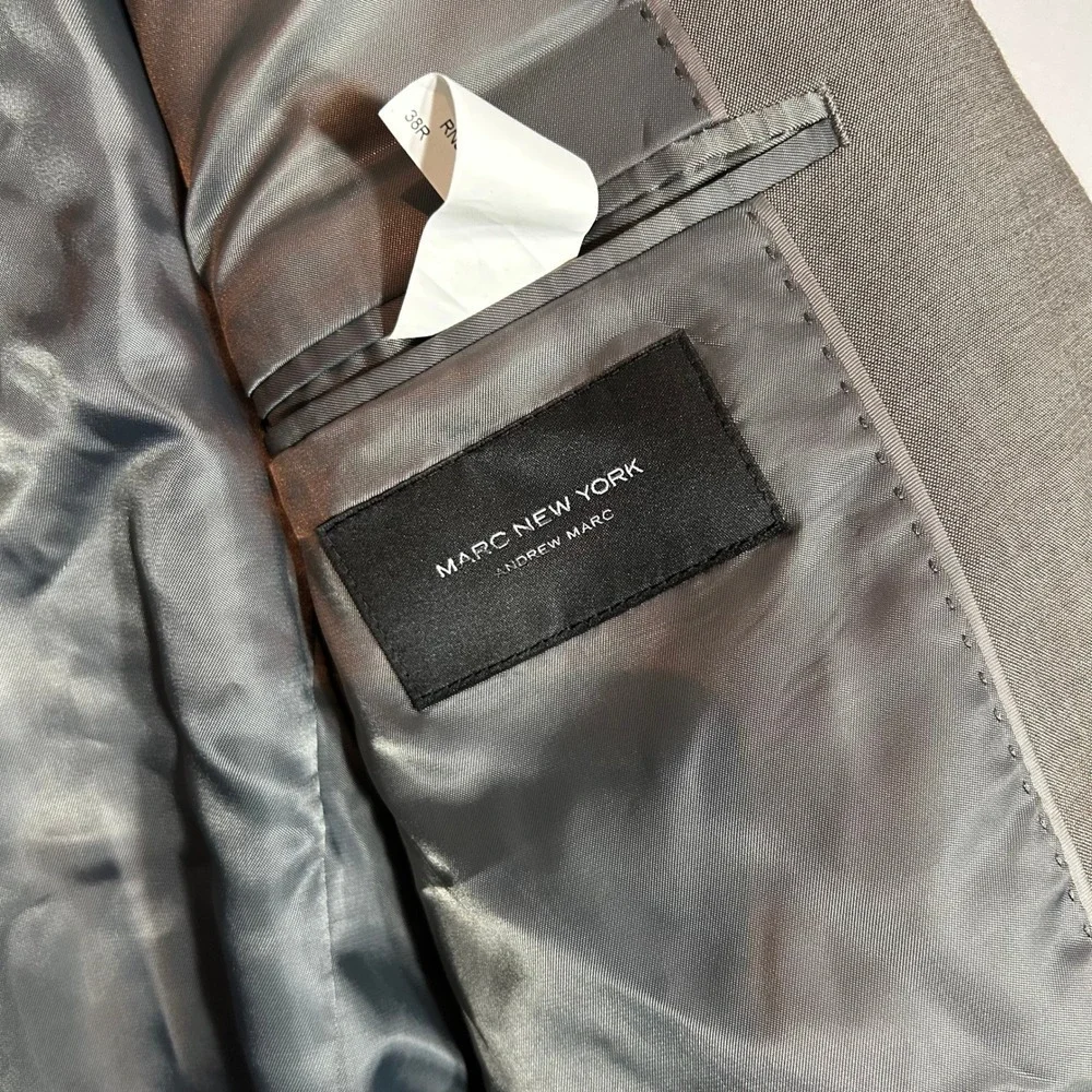 Marc New York Blazer Sport Coat Stretch Modern Fit Business Casual 38R